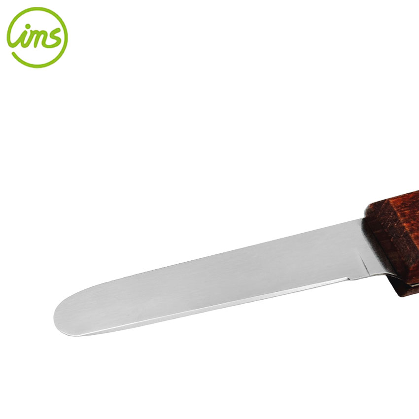 Clam Shucker Oyster Knife with Beechwood Handle